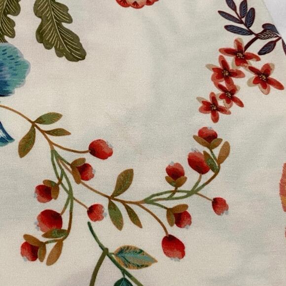 Johnny Was Floral V Neck Top Bamboo Bohemian Colorful women’s Size L / XL Read - Picture 6 of 7